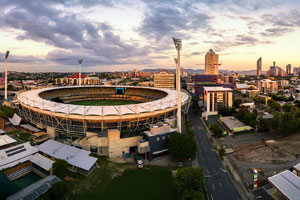 Aerial drone photography for Brisbane Sporting Landmarks