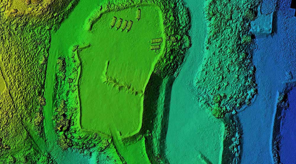 Geospatial aerial drone mapping digital elevation model - DroneAce