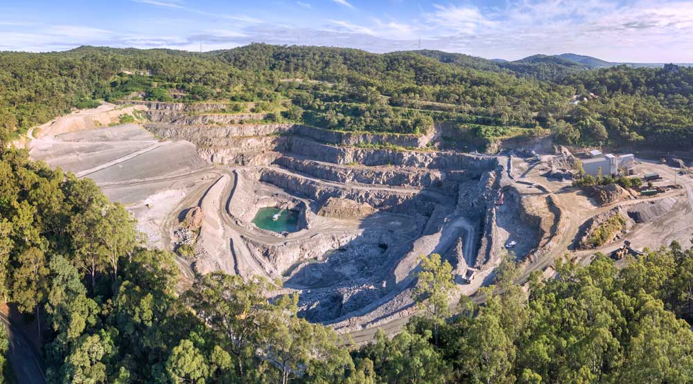 Geospatial aerial drone mapping Brisbane Quarry - DroneAce