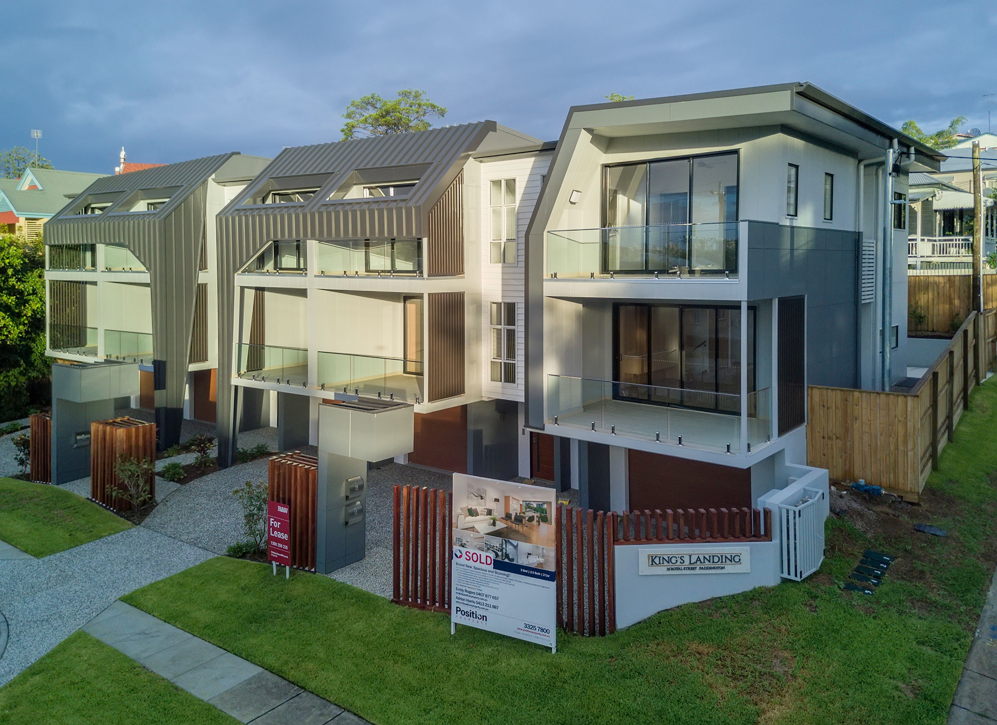 Aerial drone photographs Paddington residential apartment. Using the DJI Mavic Pro to get a better perspective on a residential apartment block for sale in Paddington, Brisbane