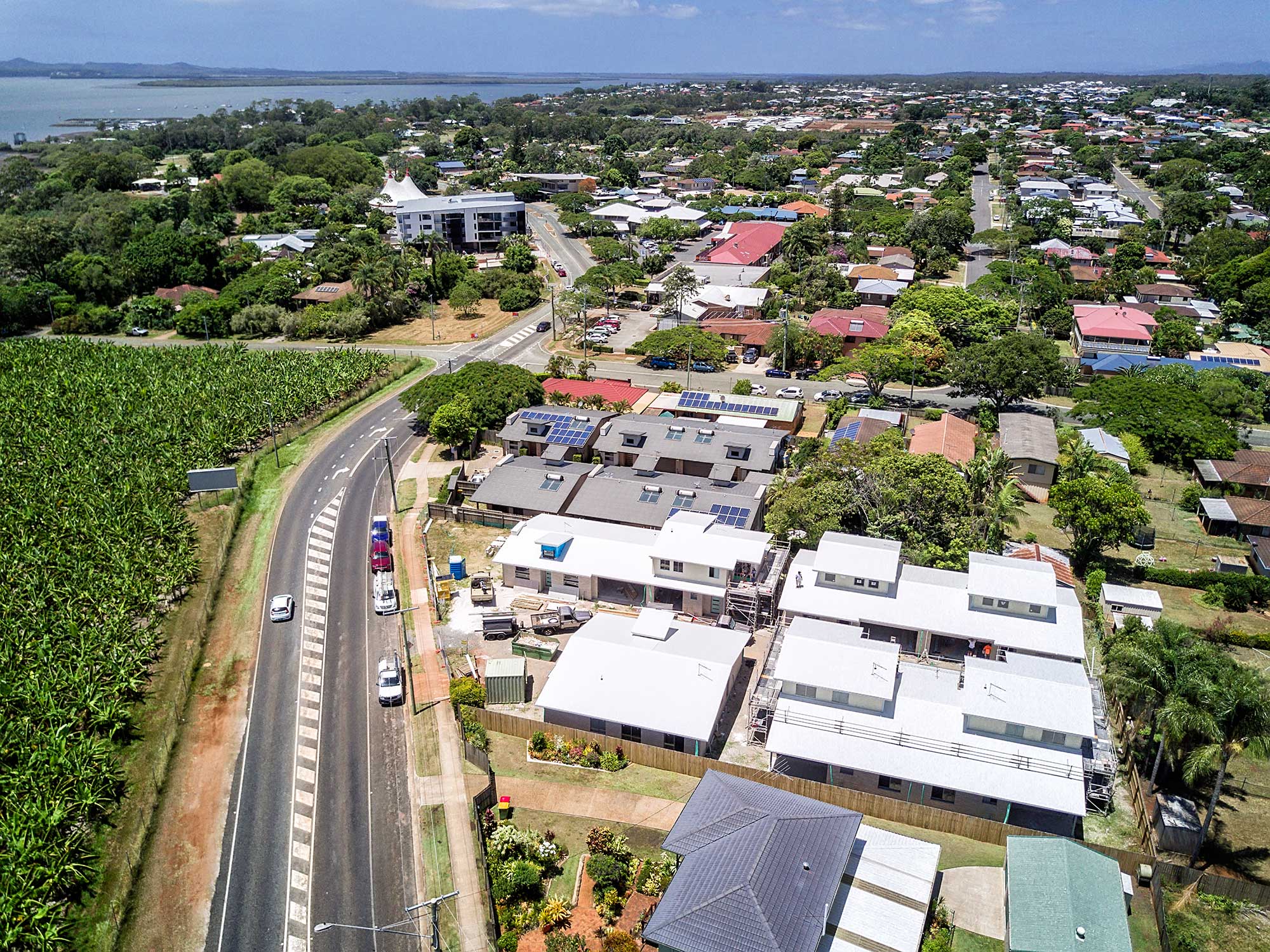 Aerial Drone Photography Brisbane Redland Bay building construction