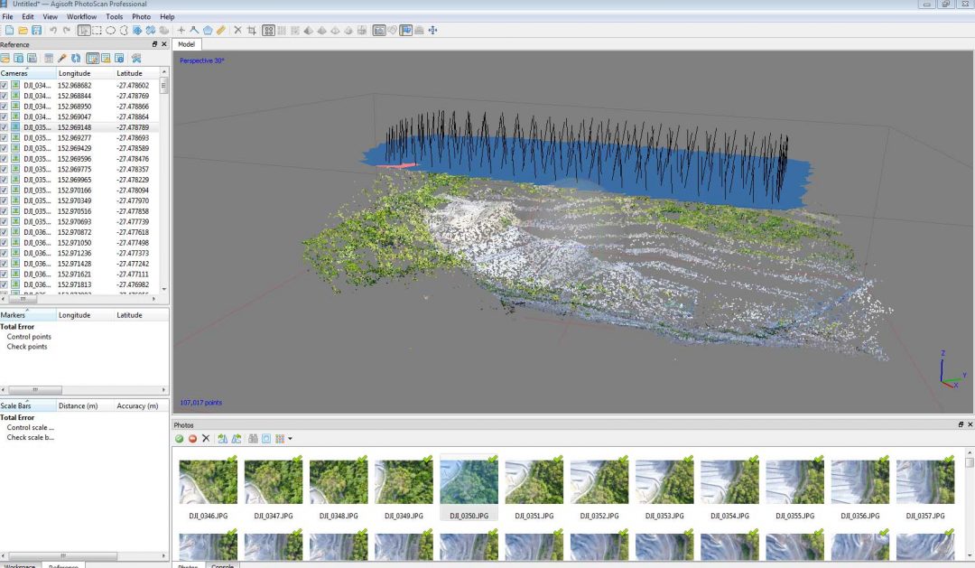 MountCootThacameracalibrationusingAgisoftPhotoscan DroneAce
