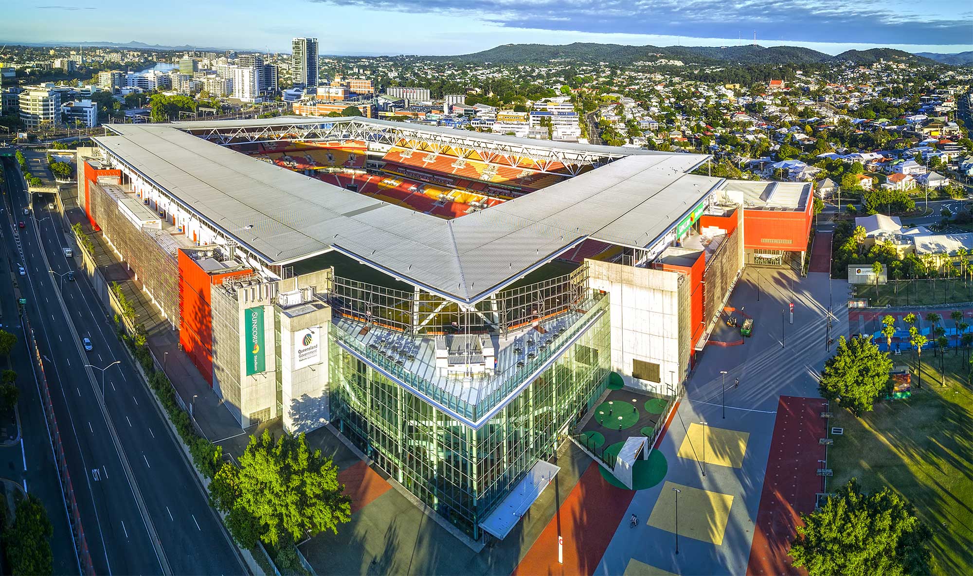 Aerial Drone Photography Suncorp Stadium Paddington , Brisbane by DroneAce
