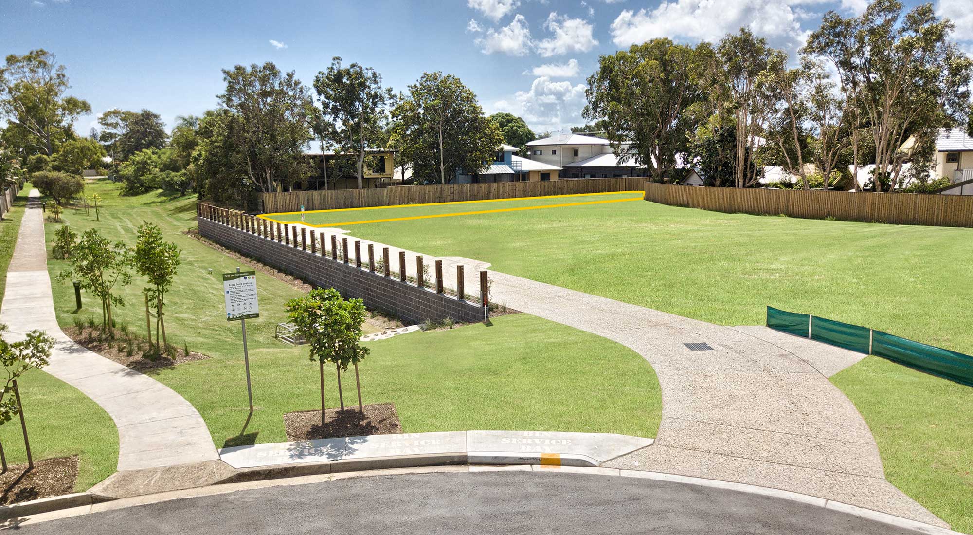 Simon St Victoria Point land development drone photography