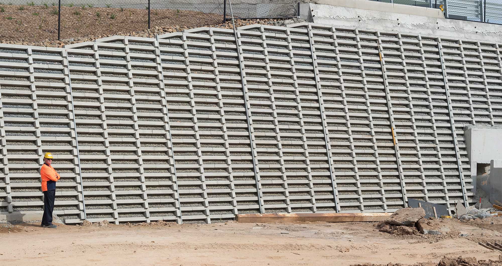 Concrib Berrinbah Crib Wall Aerial Video Concrib Berrinbah Crib Wall Aerial Video