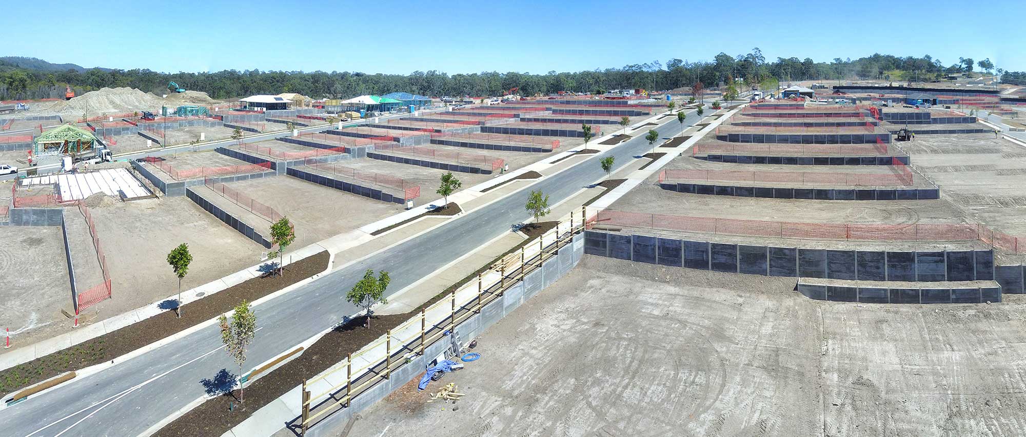Concrib Brookhaven Retaining Wall Aerial Video Concrib Brookhaven Retaining Wall Aerial Video
