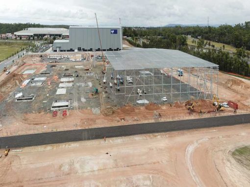 Drone Video for Concrib Pty Ltd Segmental Wall Construction, Brisbane