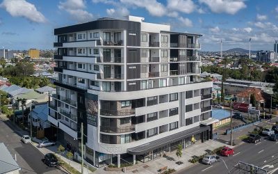 Aerial Photography for Constructions Group – The Marc at Kangaroo Point