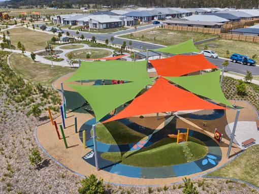 Drone Video Brisbane for Shade Sails at South Ripley