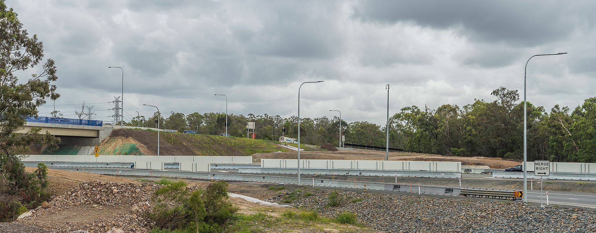 Ground panorama photography - HS Roads Logan enhancement project