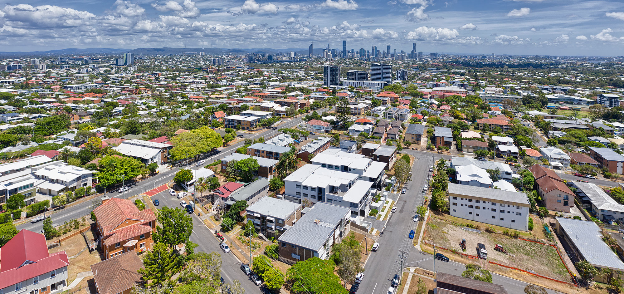 40m aerial drone photography Coorparoo DroneAce Brisbane 