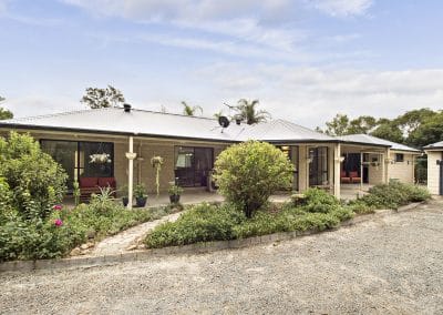 ground photography Sugar Gum Court Flagstone home for sale