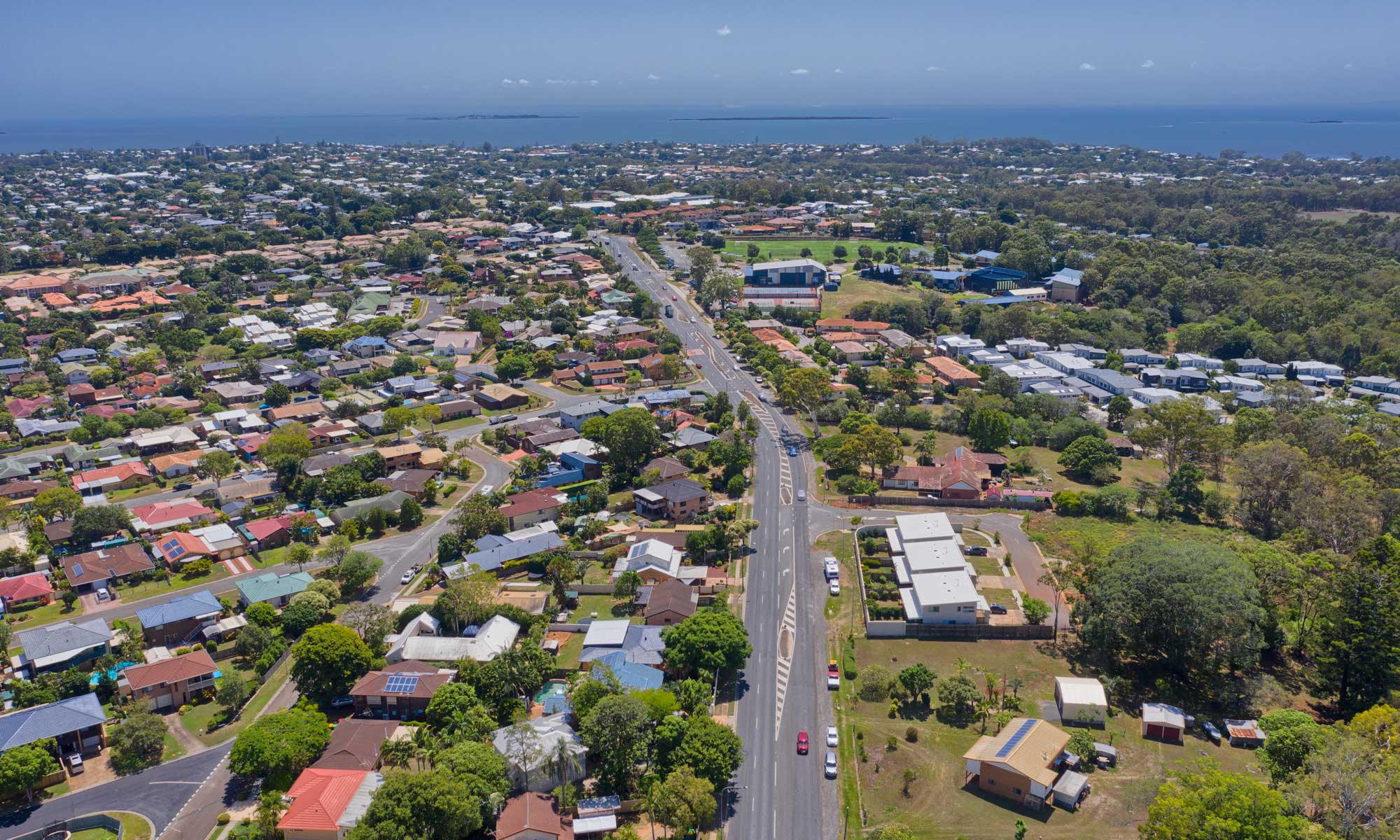 90 meters up - aerial drone photography 357 Manly Rd, Manly Rd West 90 meters up - aerial drone photography 357 Manly Rd, Manly Rd West