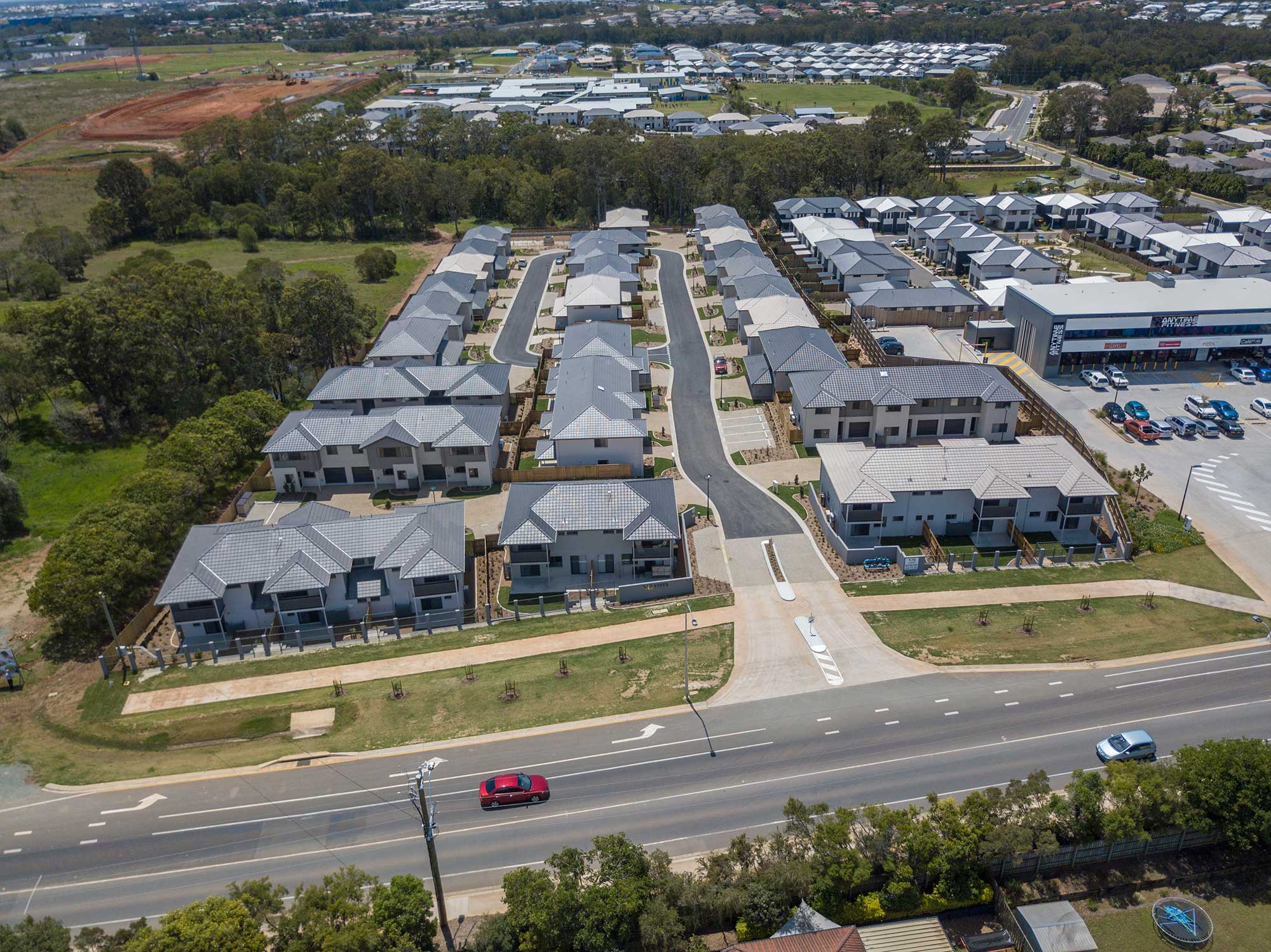 Aerial Photography Brays Rd Griffin master planned estate