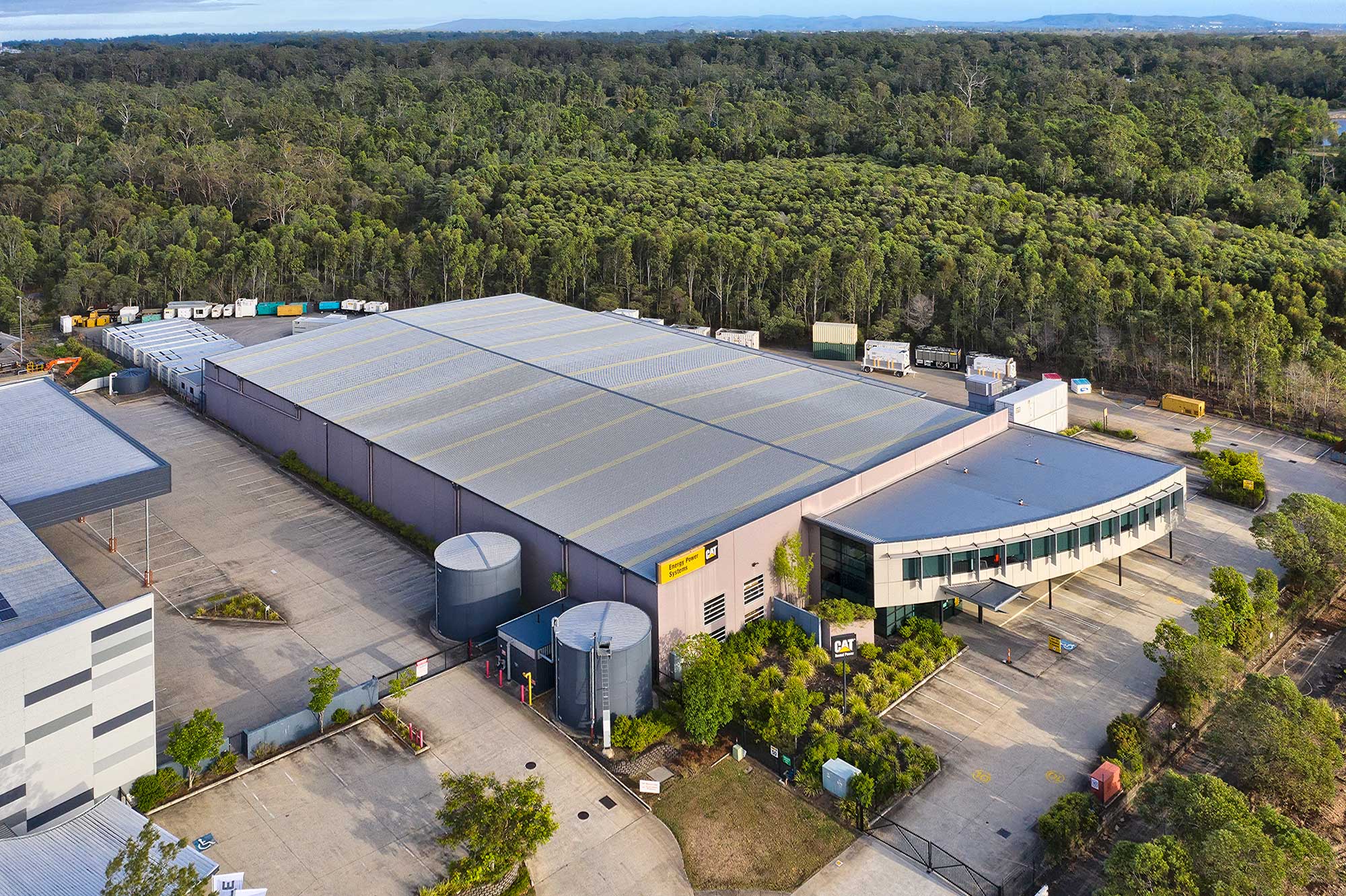 Drone Photography at Larapinta - Capturing a large format industrial building at 61m above the ground