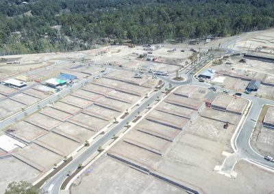 Drone Video Brookhaven Land Development Concrib Retaining Wall