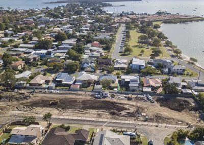 Simon St Victoria Point land development drone video
