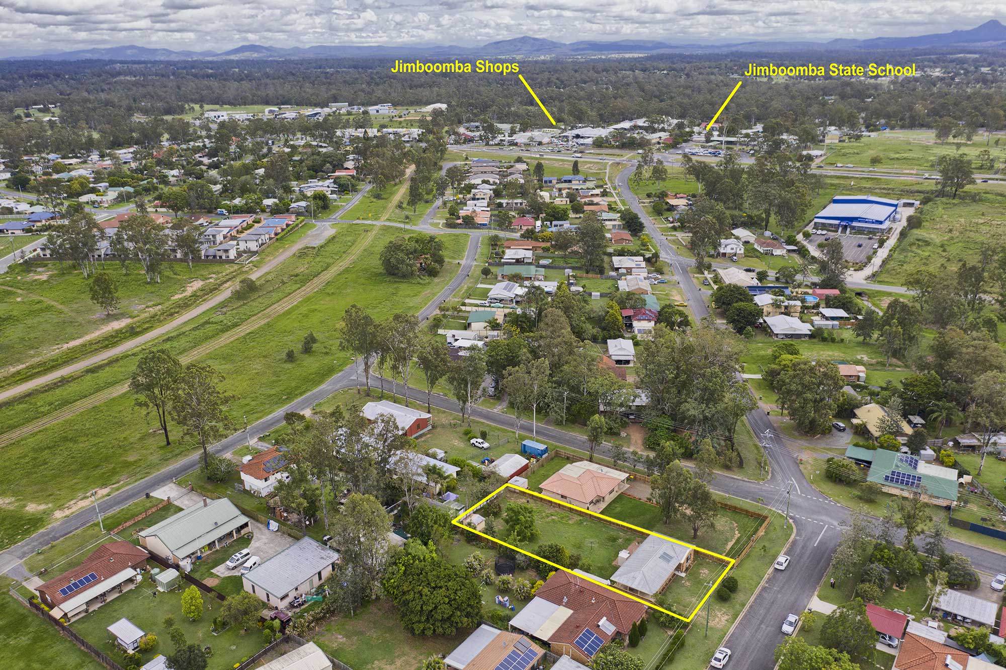 Drone photography of the pool at Sandpiper Drive, Jimboomba