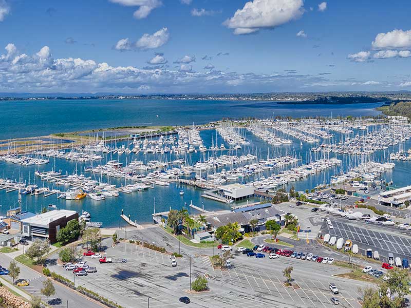 Drone photography Manly Boat Club & Redland Bay