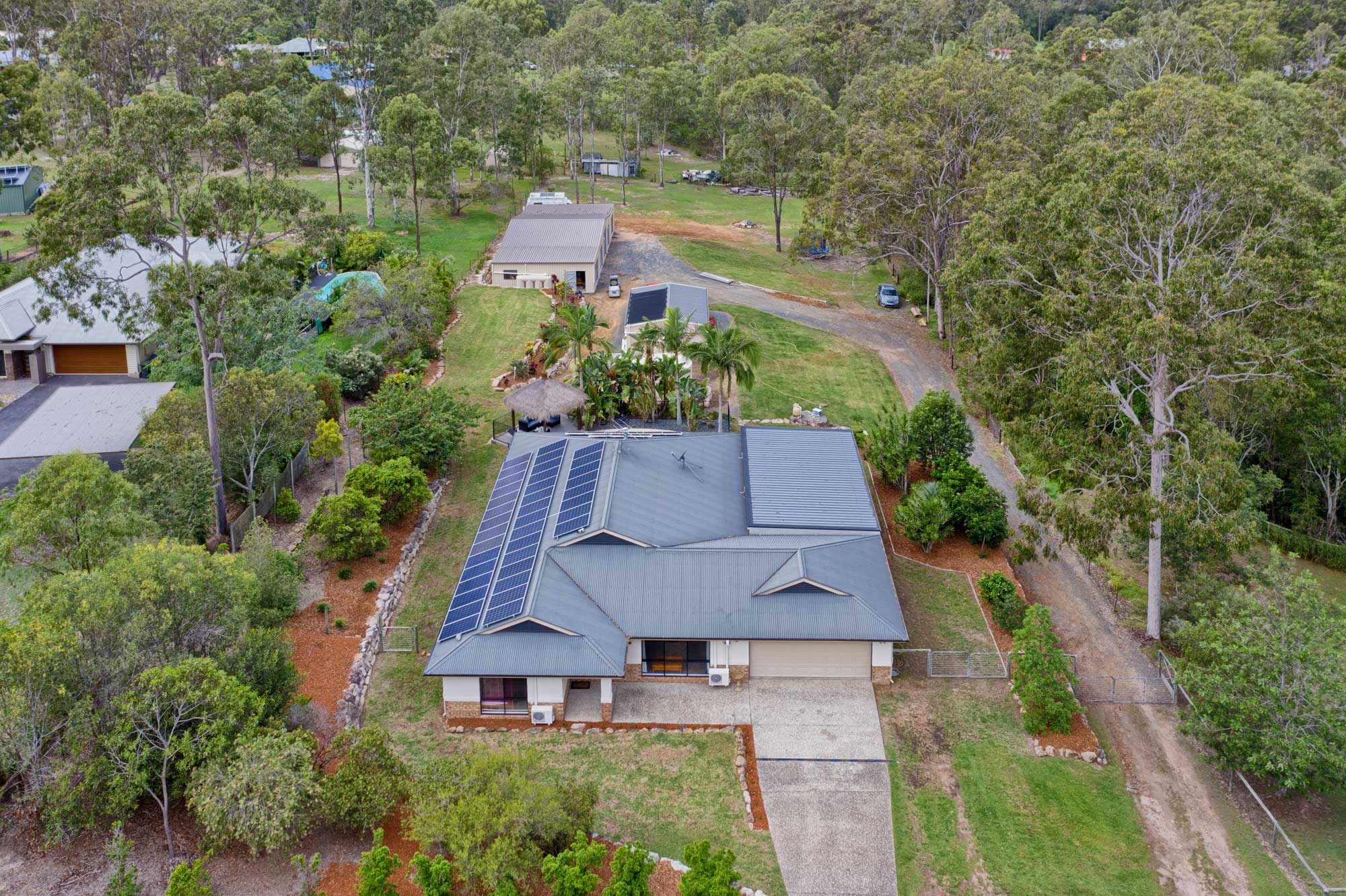 Drone photography at 152 Peppertree Drive Jimboomba - the main residence