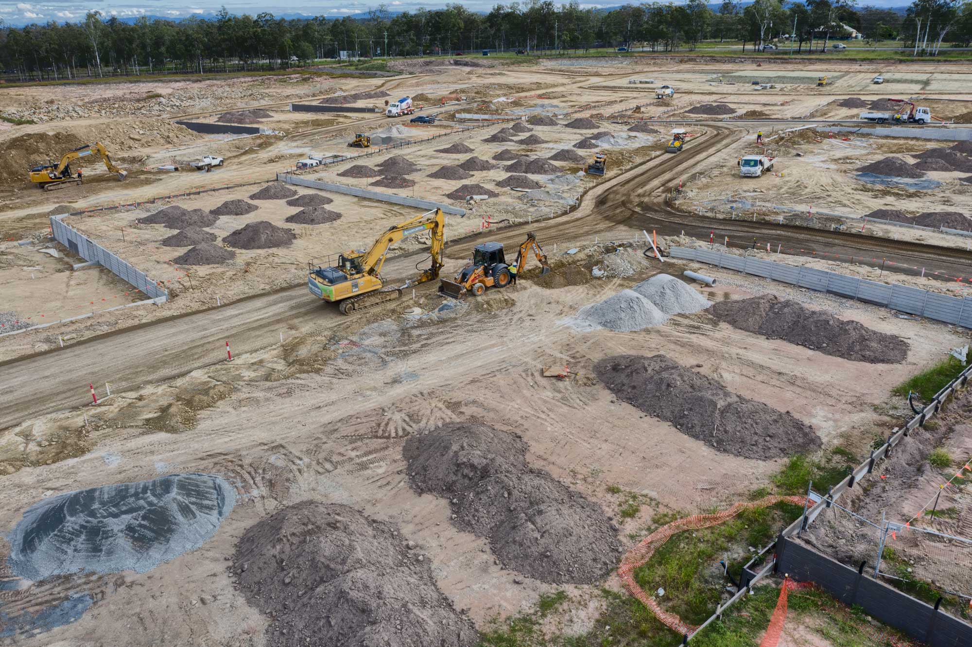 DronephotographyGreenbankconstructionsite_03 DroneAce Brisbane