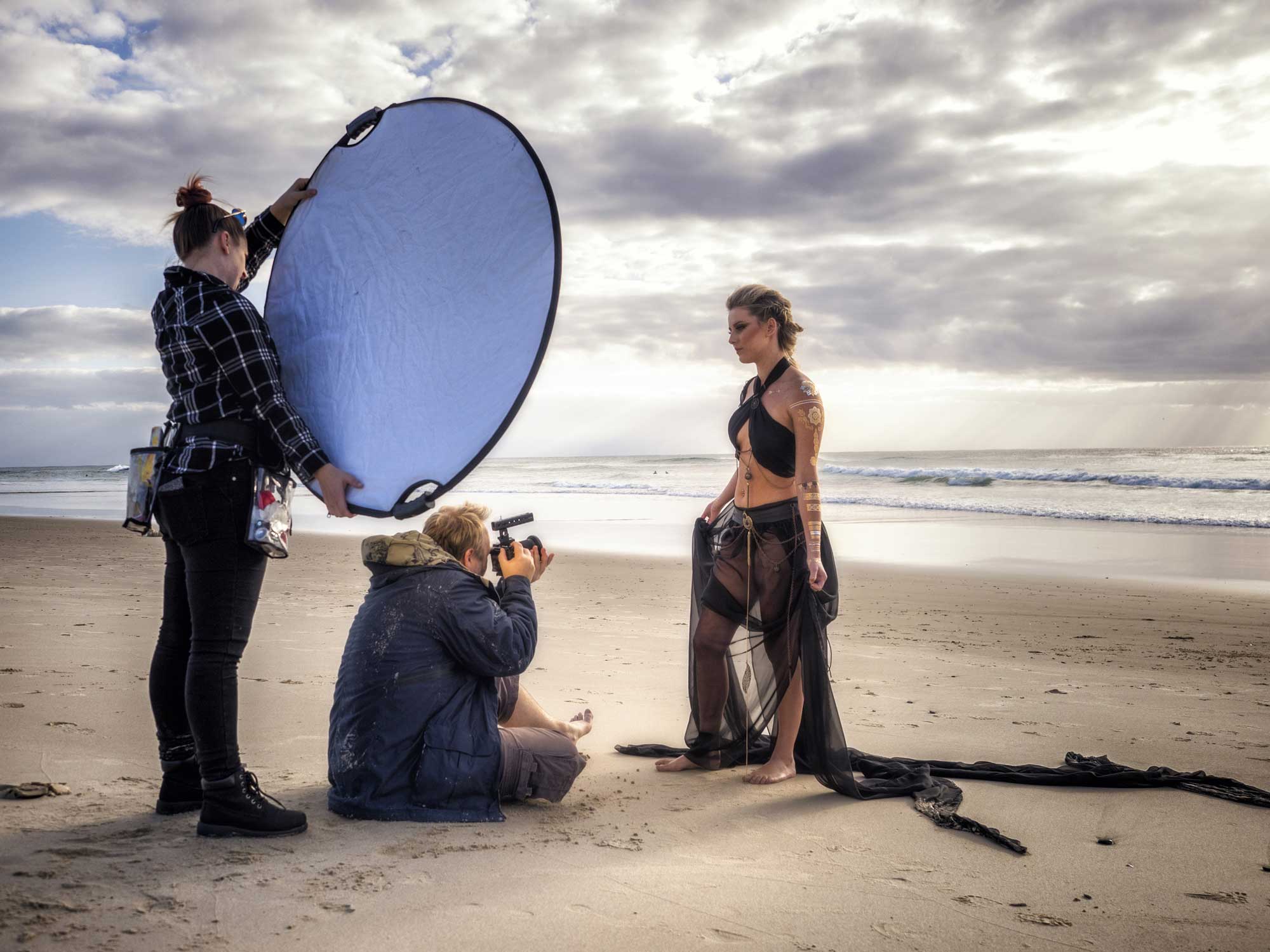 At Fingal Heads - drone video for the Sunset Junkies latest music video OZYMANDAIS