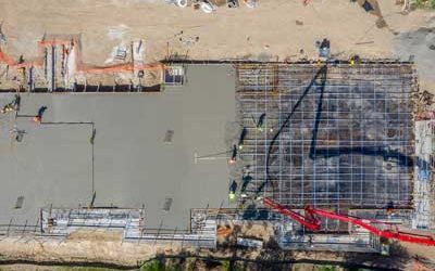 Drone video of construction at Augusta State School