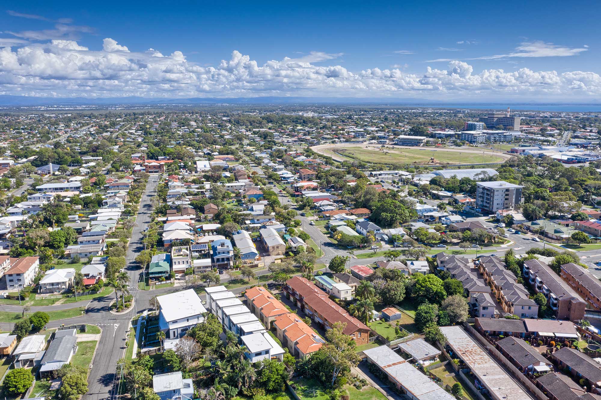 Drone photography at 37 Marine Parade for property development site  - 70m looking west
