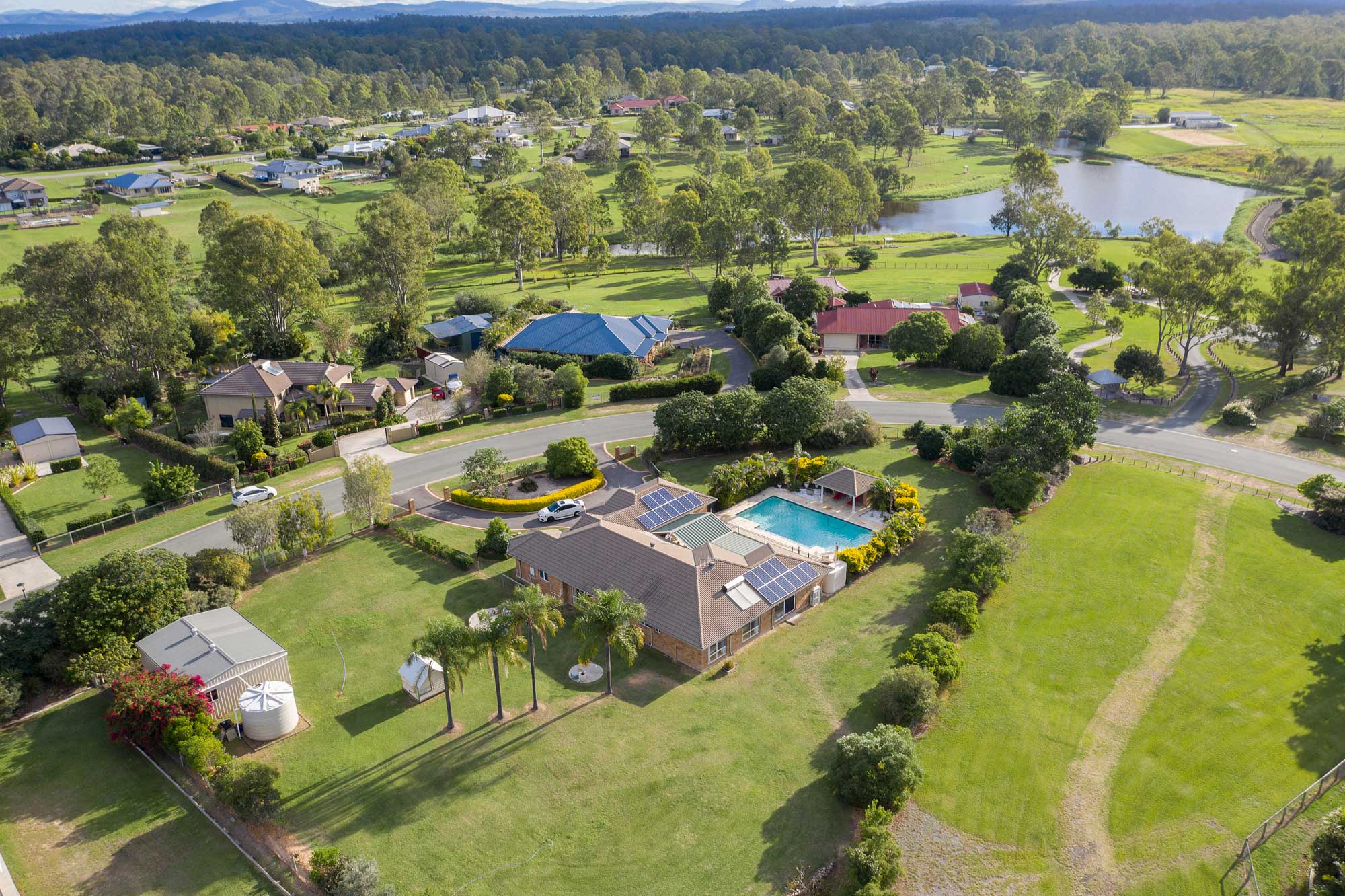 Capturing the surrounds  - 80 St Jude Circuit - Drones for marketing acreage real estate listings