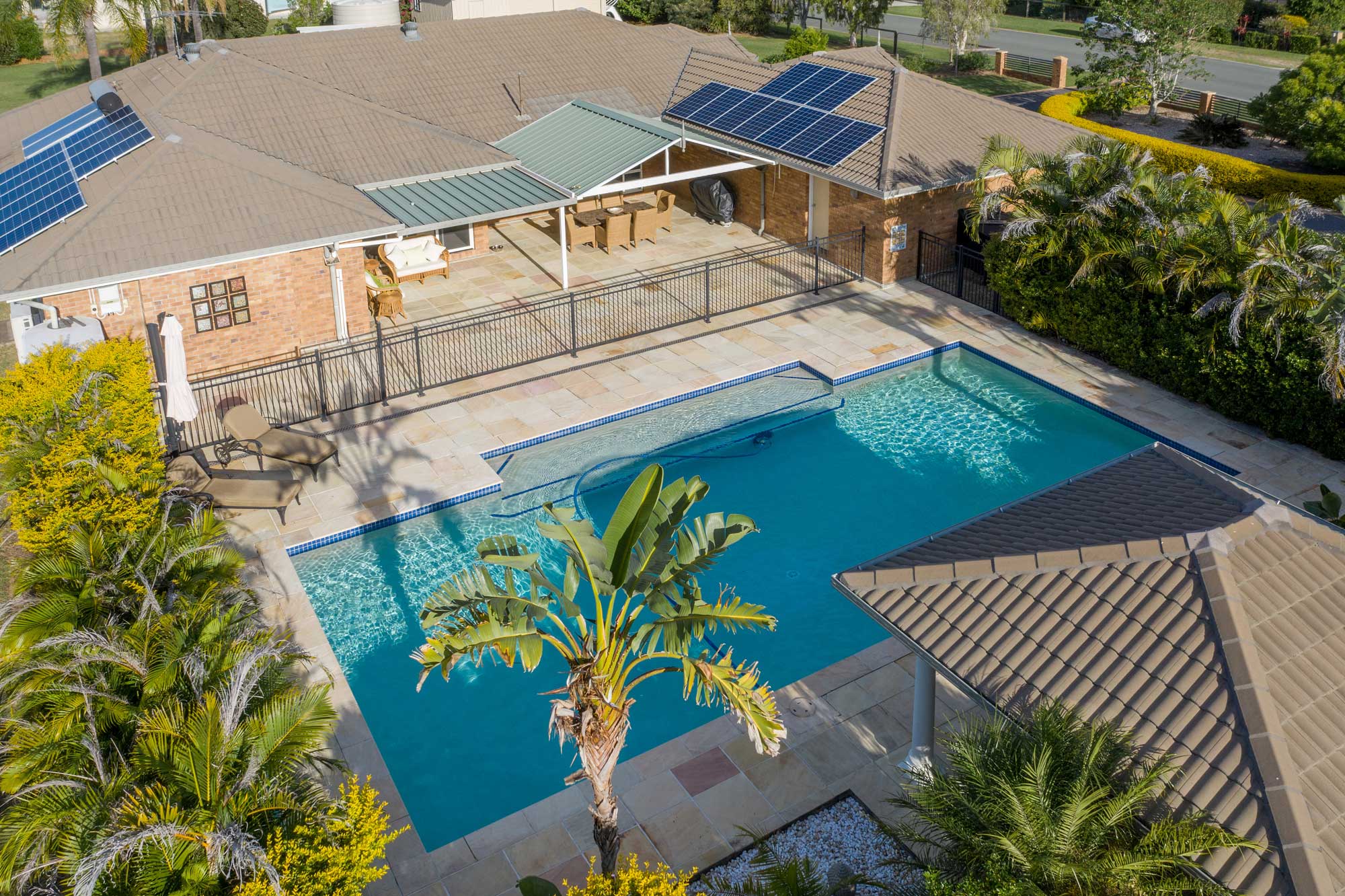 Capturing the pool at 80 St Jude circuit - Drones for marketing acreage real estate listings