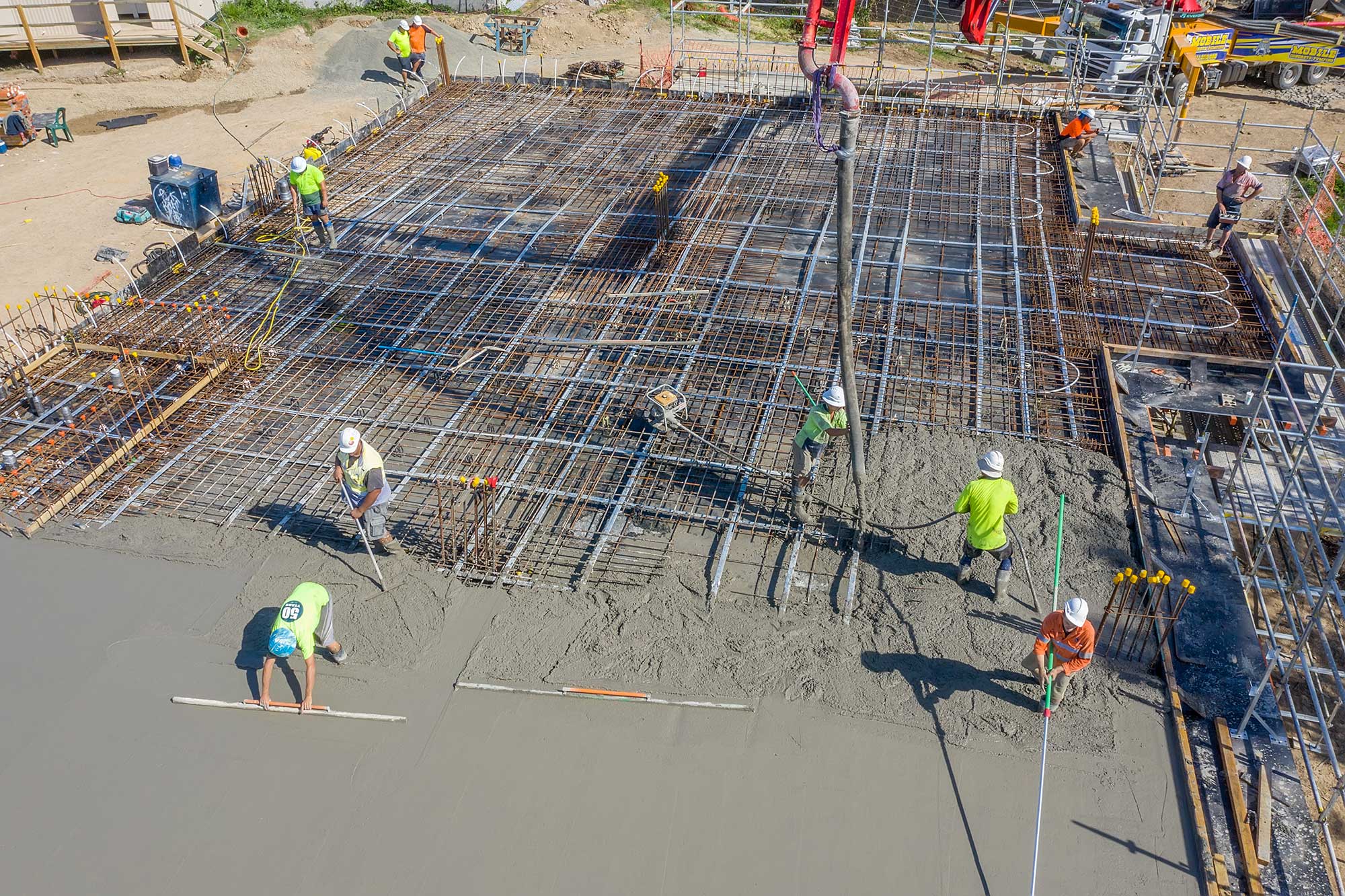 Concrib Metroplex West Volvo Gabion Wall Aerial Video Concrib Metroplex West Volvo Gabion Wall Aerial Video