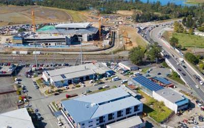 Drone photography for Petrie Village development site