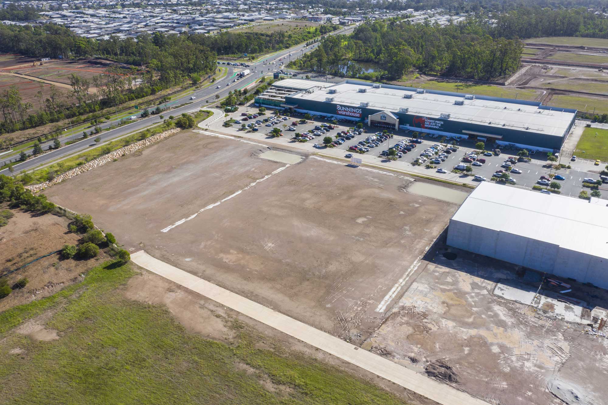 Drone photography for development site at Brendale, Brisbane