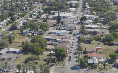 Drone video for Rosewood library construction project