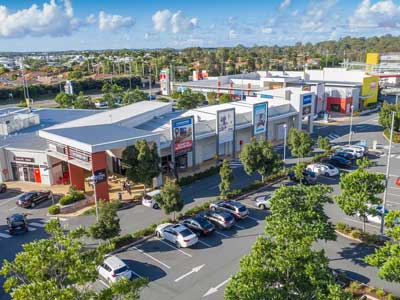 Drone video for Homeworld Helensvale Shopping Centre fly through