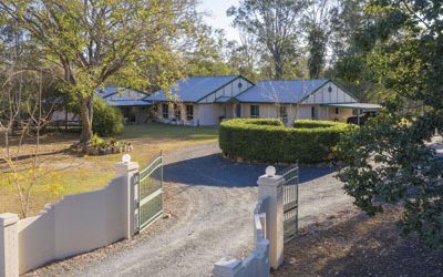 Drone photography acreage real estate Teviot Rd South Maclean