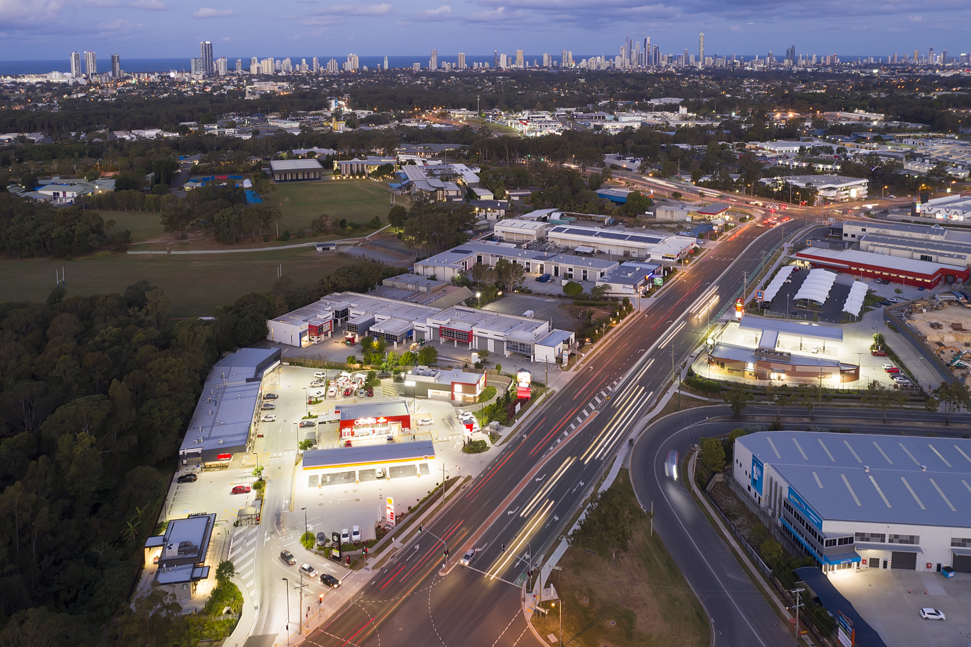 Drone photography at 501 Olsen Ave, Southport